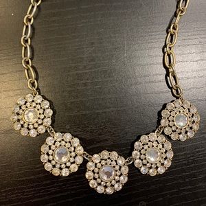 JCREW Gold Statement necklace